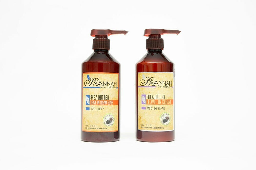 Leave in cream & Glaze - Savannah Hair Therapy PR