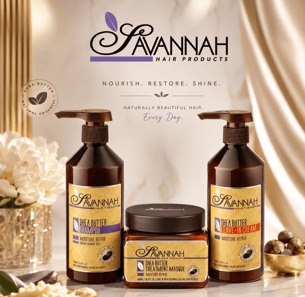 Shampoo + Mascarilla + Leave-In Cream - Savannah Hair Products