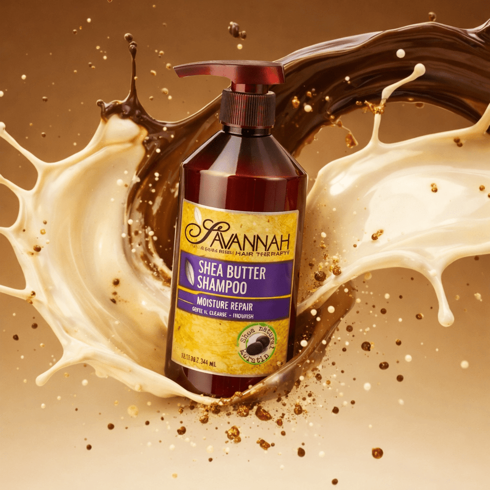 Shea Butter Shampoo (Moisture Repair) 16.9 oz - Savannah Hair Products